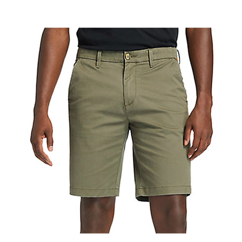 Timberland A2DFMA58 Straight Chino Short Hosen in grün
