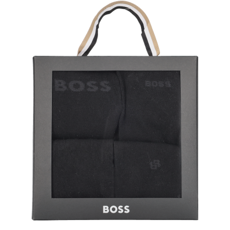 Boss 4PRSGiftset IconicCC Socken & Strümpfe in schwarz