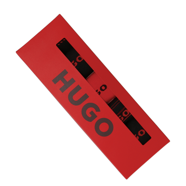HUGO 5P RS DESIGN Socken & Strümpfe in schwarz