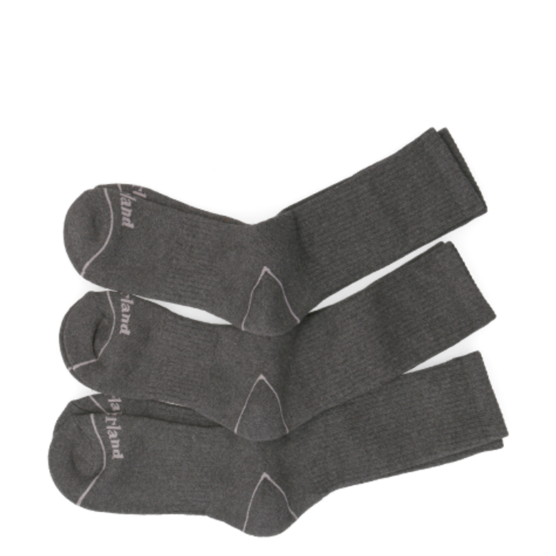 Timberland A2PTT 3PP Bowden Crew FC Crew DARK GREY HEATHER Socken in grau