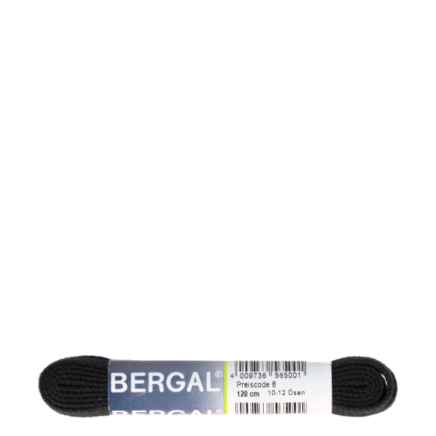 Bergal Flach 8856 000 Schnürsenkel in schwarz