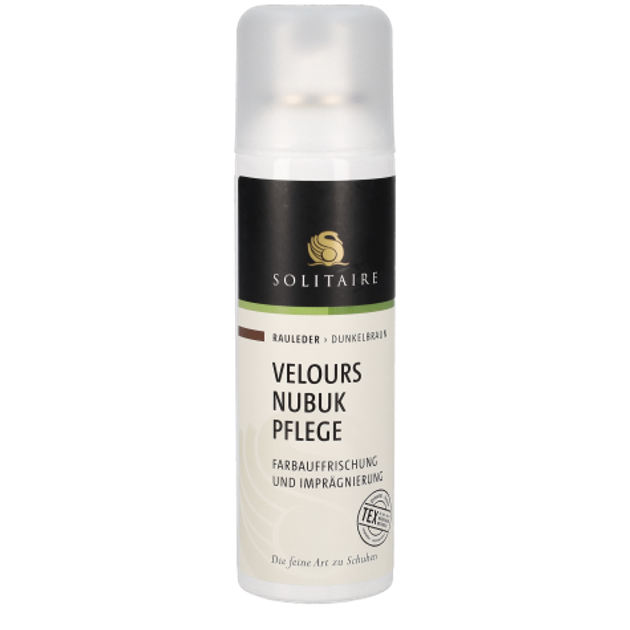 Solitair 901390 Velours Nubuk Spray 905887 Schuhpflege in braun