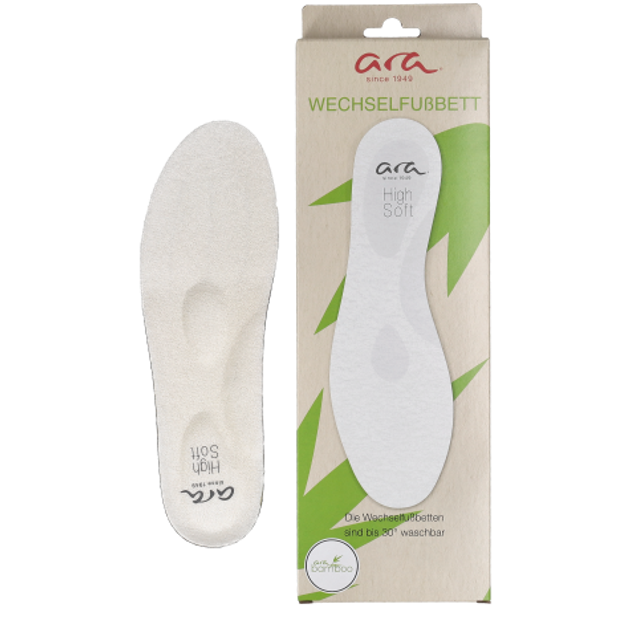 Ara 16-00001-61 Wechselfußbett Highsoft Einlegesohlen in weiß