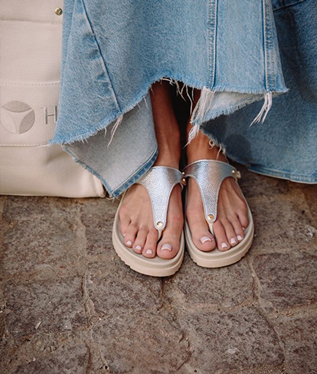 Hey Marly TOPPING MARS METALLIC Schuh Accessoires in silber