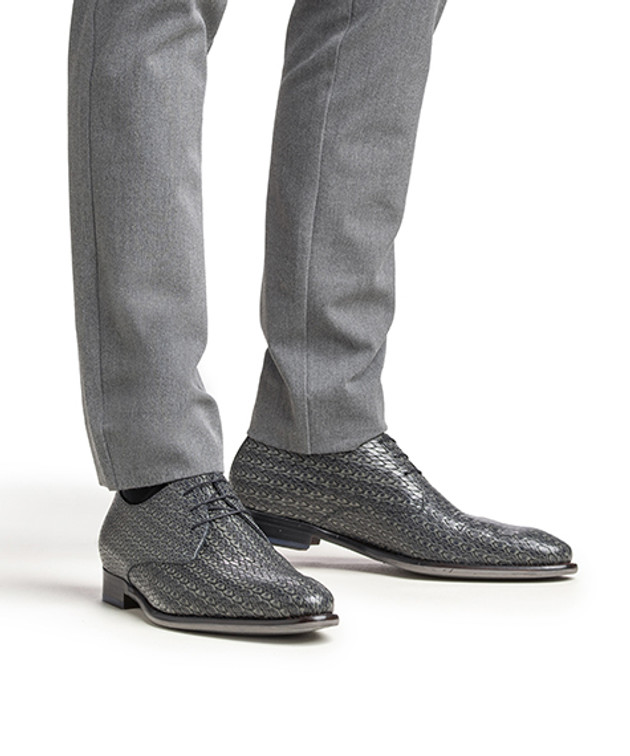 Floris van Bommel De Stapper Schnürschuhe in grau