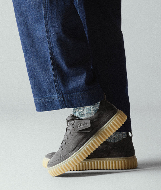 Clarks Torhill Lace 26184417 7 Sneaker in grau