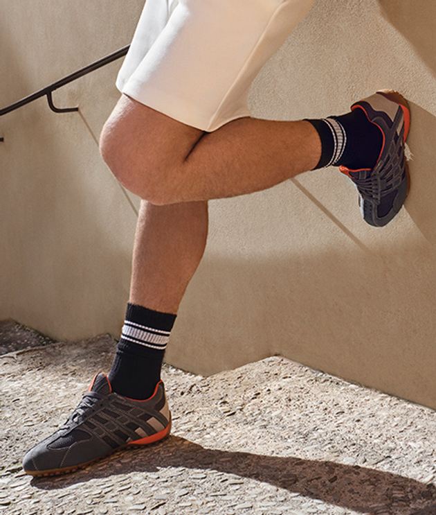 GEOX SNAKE Sneaker in grau