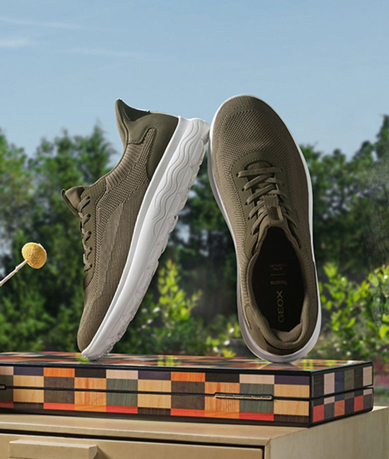 GEOX SPHERICA PLUS Sneaker in grün