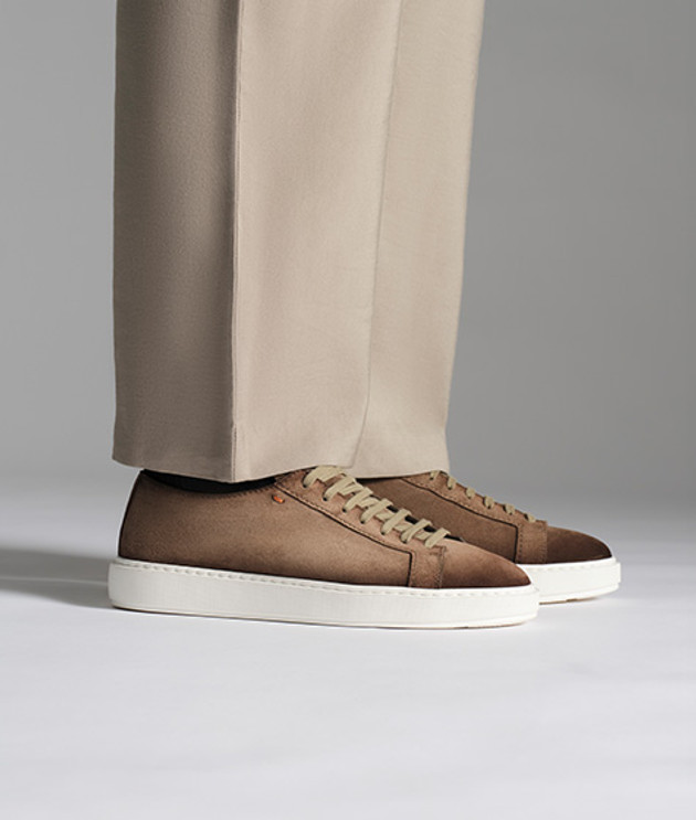 Santoni 21571 M21 Sneaker in braun