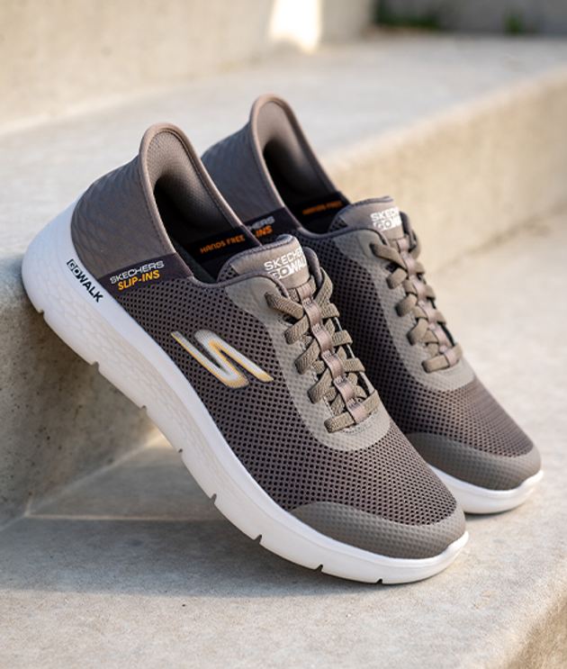 Skechers GO WALK FLEX Sneaker in braun