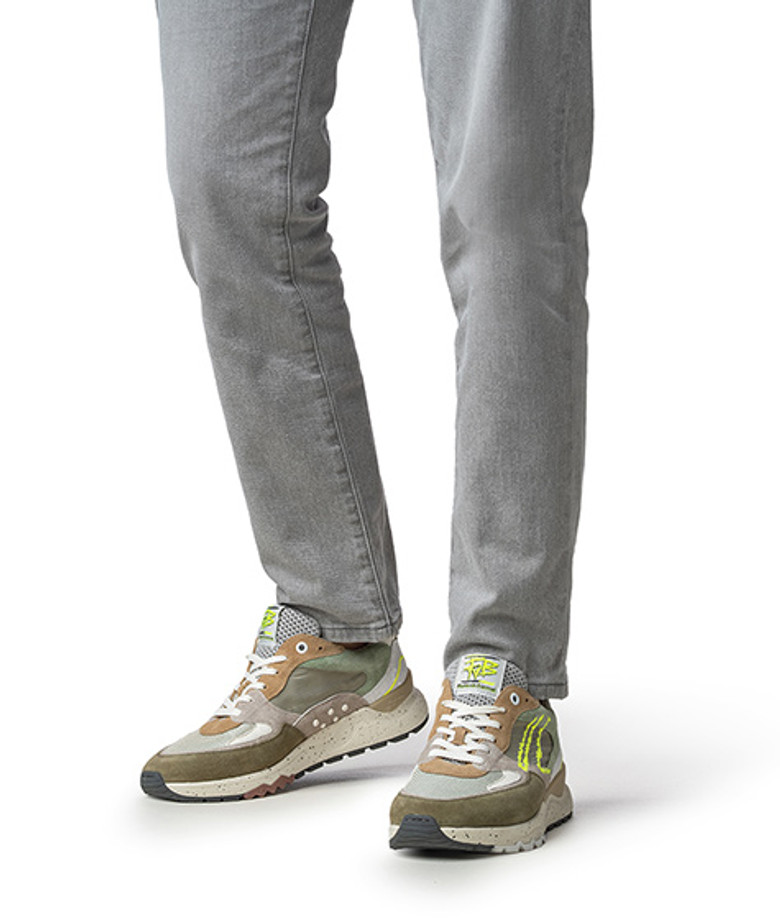 Floris van Bommel De Treener Sneaker in grün