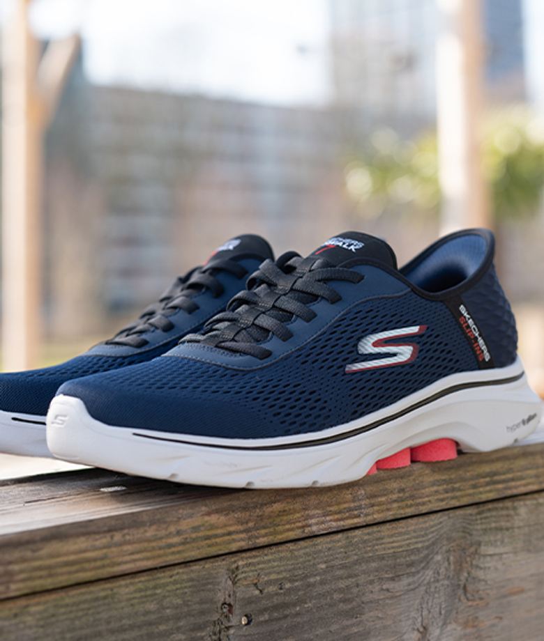 Skechers 216648 NVRD GO WALK 7 Sneaker in blau
