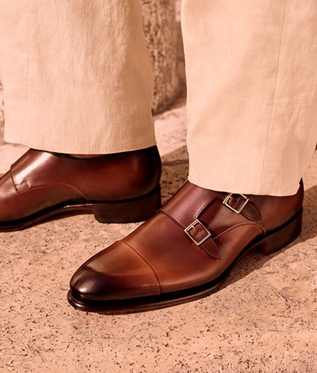 Santoni 11652 A91 Slipper in braun
