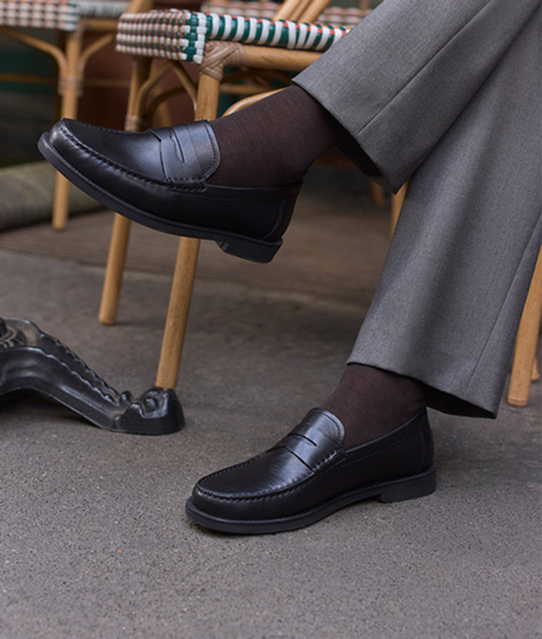 GEOX RECANATI Slipper in schwarz