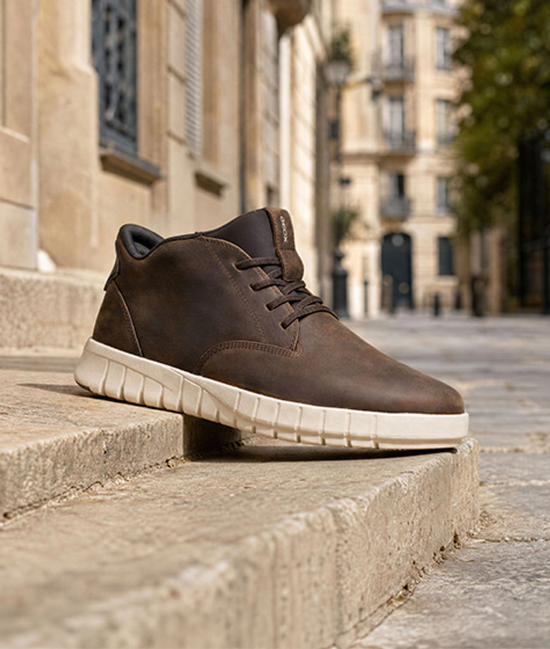 GEOX FLEXTRIDE PLUS Sneaker in braun