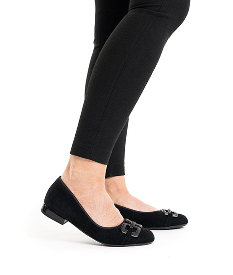 Ara 20609-01 SIENA Ballerina in schwarz