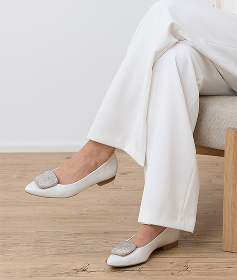 Paul Green 1181-029 Ballerina in weiß