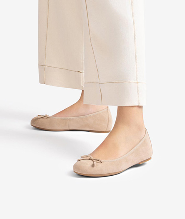 Unisa ACOR _KS ECRU Ballerina in beige