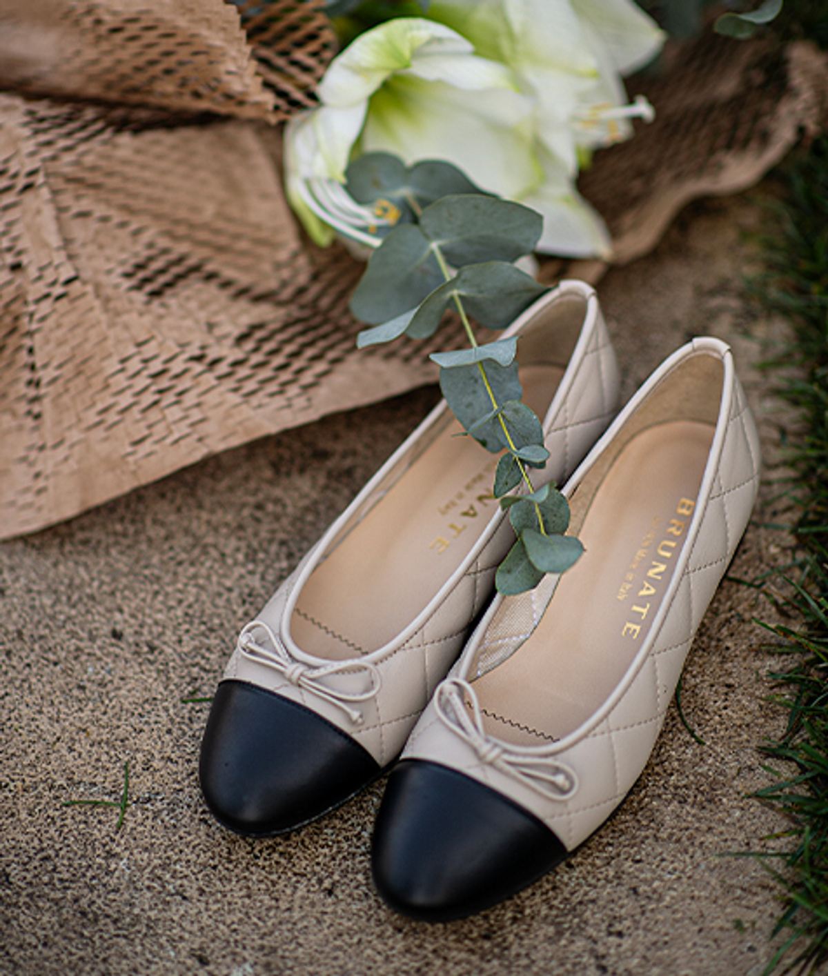 Brunate 10405 MOON Ballerina in beige online kaufen