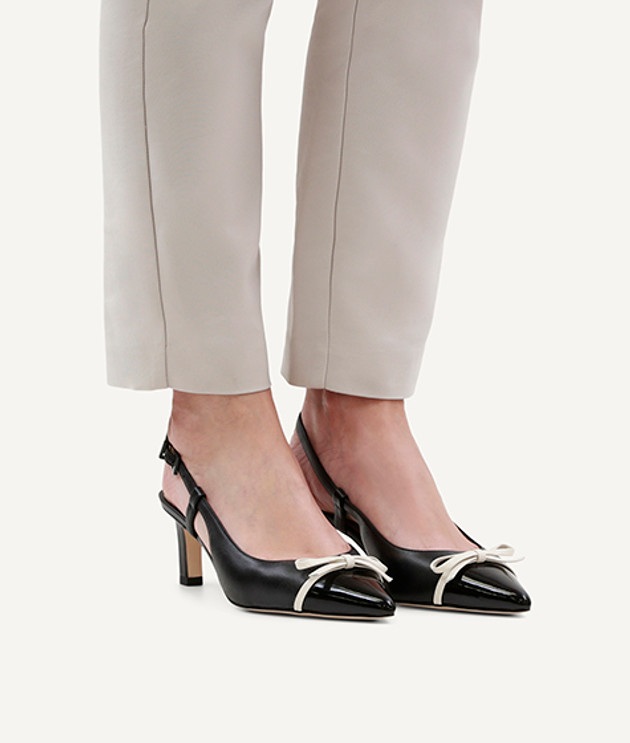 Peter Kaiser 79609 022 Peeptoes & Slingpumps in schwarz