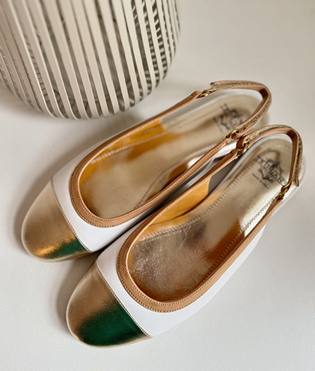 Truman's 4100 142 BIANCO Peeptoes & Slingpumps in weiß