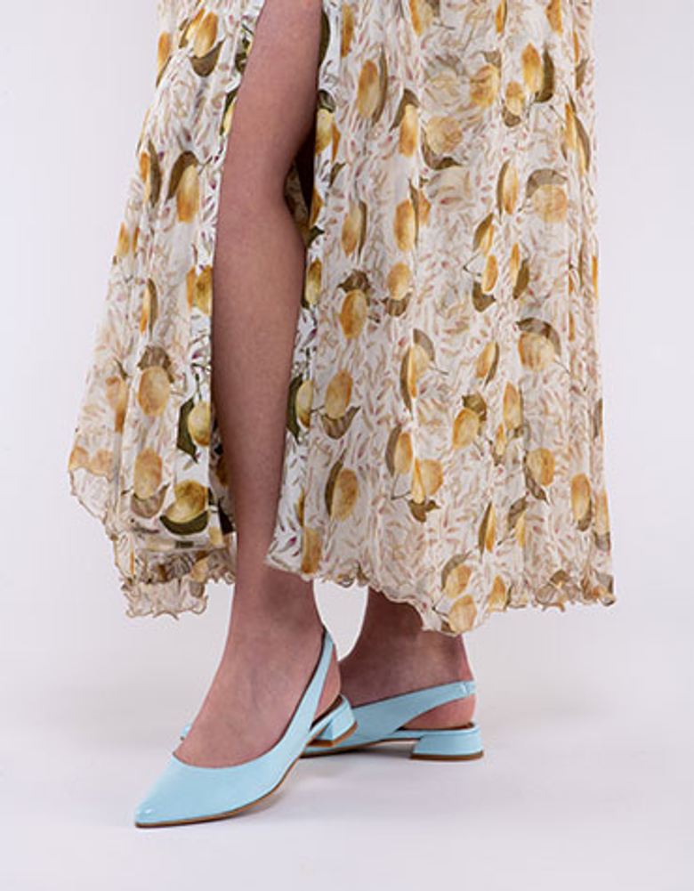 Maripé DILETTA POOL Peeptoes & Slingpumps in blau