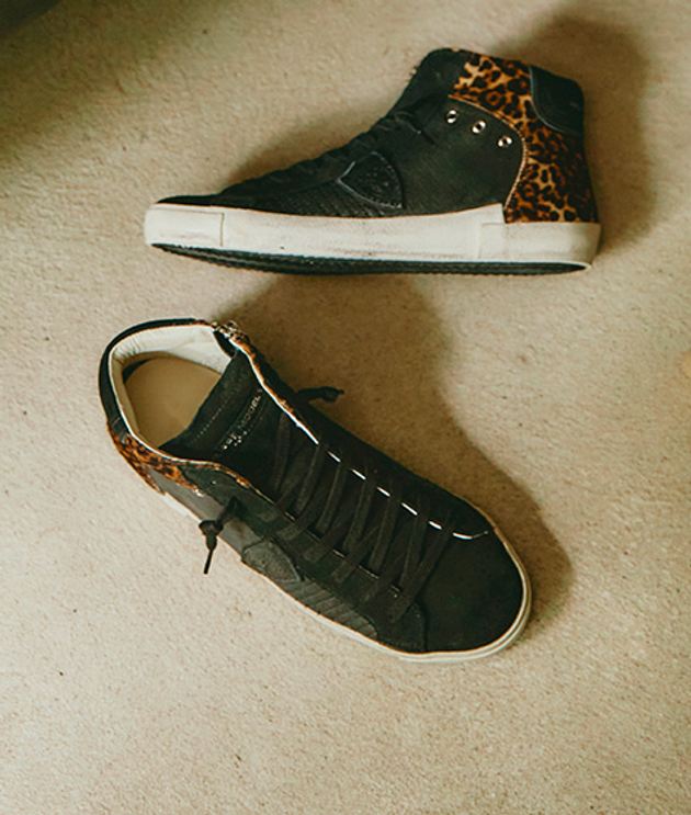 Philippe Model PRSX HIGH Sneaker in schwarz