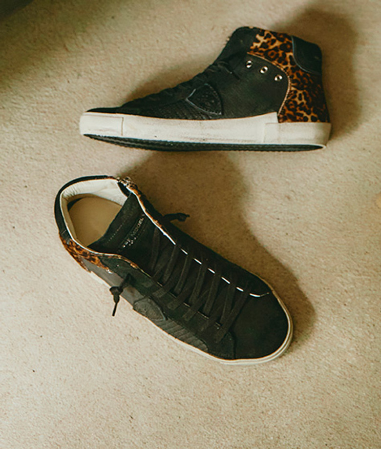 Philippe Model PRSX HIGH Sneaker in schwarz