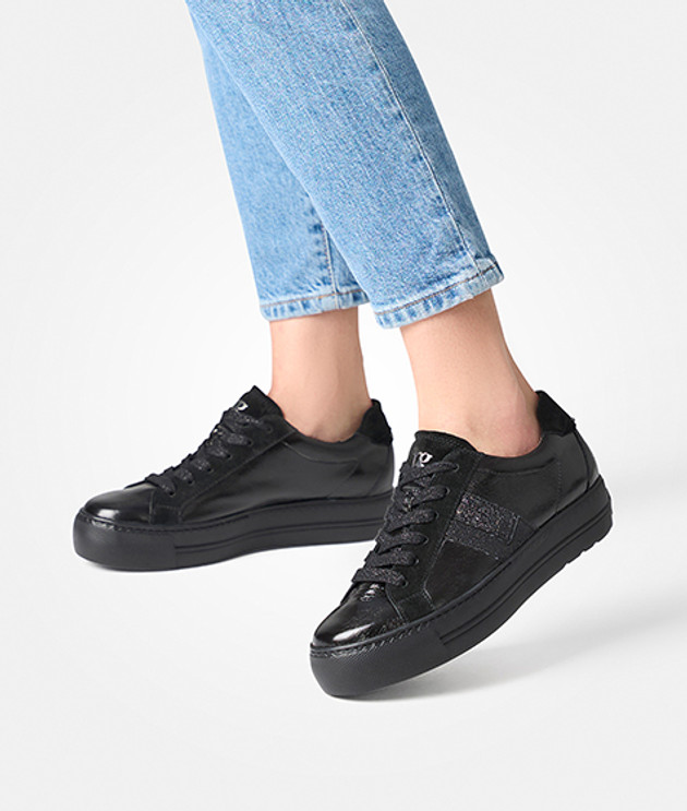 Paul Green 5430-098 Sneaker in schwarz