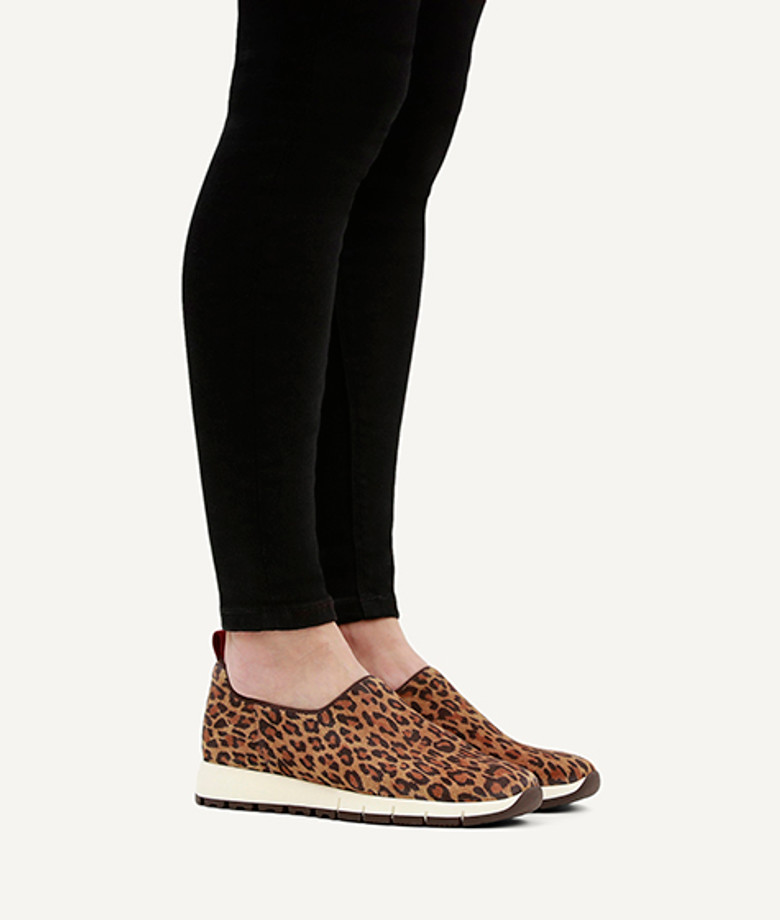 Peter Kaiser 74703 LEDER STRETCH Sneaker in braun