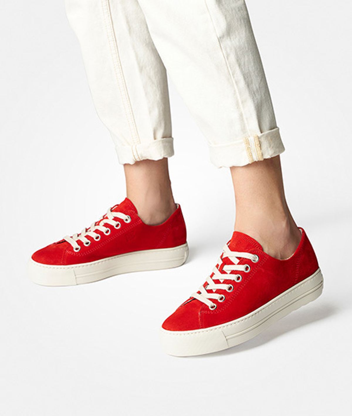 Plateau Sneaker Rote Damen Schuhe Sneaker PREMIATA Plateau-Sneaker