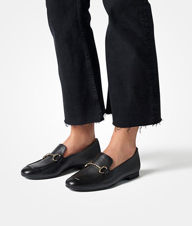 Paul Green 2596-001 Slipper & Mokassin in schwarz