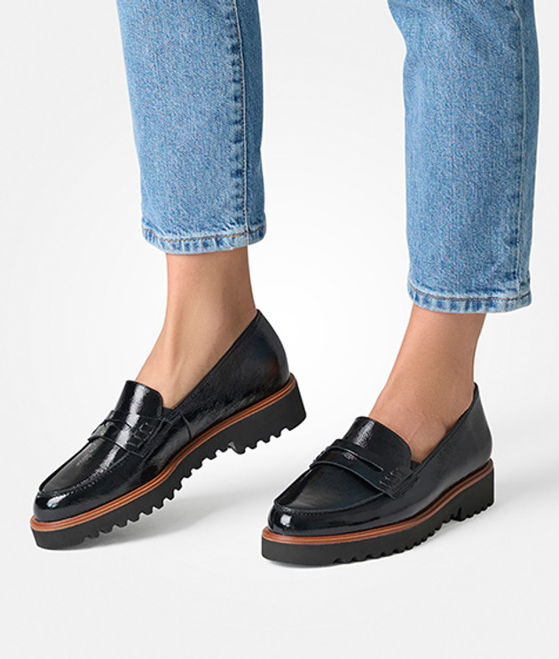 Paul Green 2694-128 Slipper & Mokassin in schwarz