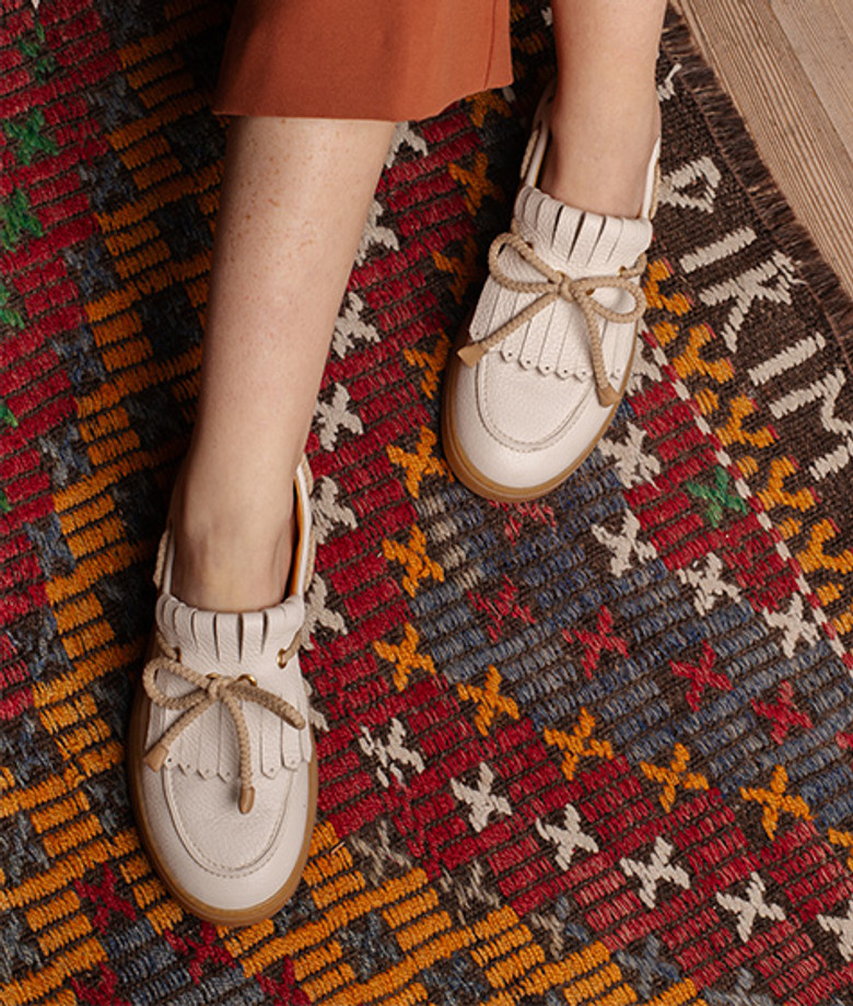 Truman's 4305 131 OFF WHITE Slipper & Mokassin in weiß