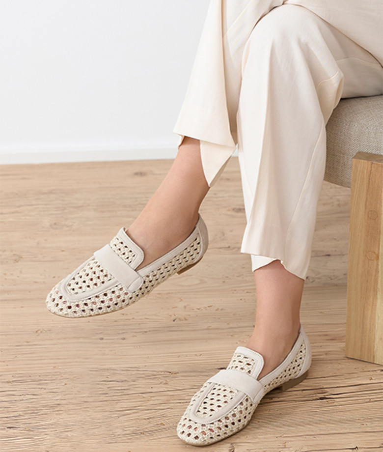 Paul Green 1209-019 Slipper & Mokassin in weiß