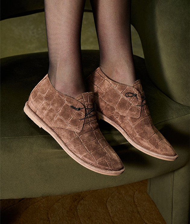 Donna Carolina STACEE SNOW CROCCO CIOCCO 58.673.145W-003 Slipper & Mokassin in braun