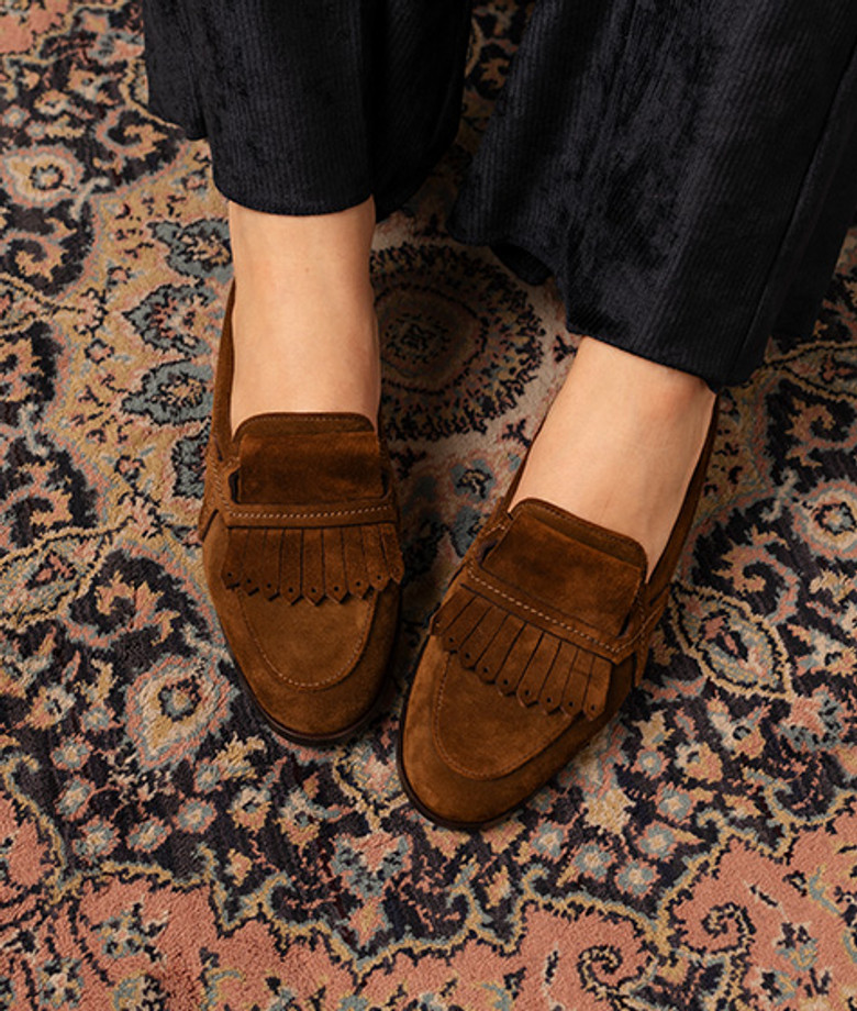 Truman's 4205 145 TEXAS Slipper & Mokassin in braun