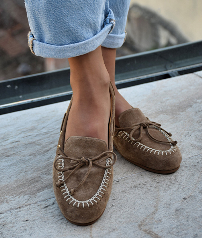 Truman's 4151 125 CAPPUCCINO Slipper & Mokassin in braun