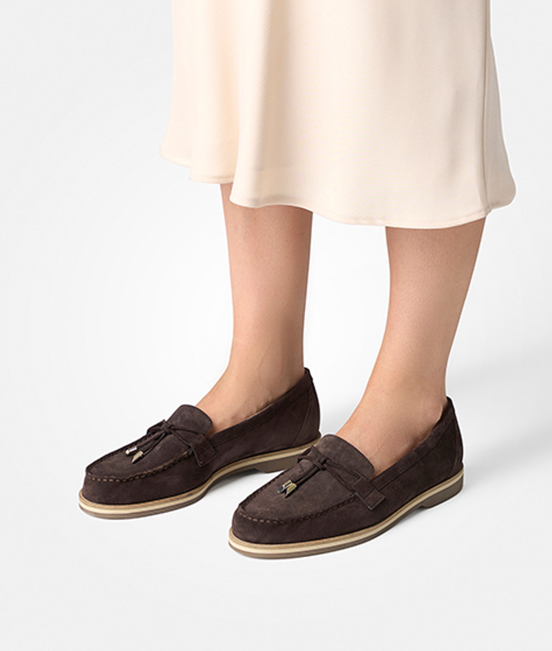 Paul Green 1202-029 Slipper & Mokassin in braun