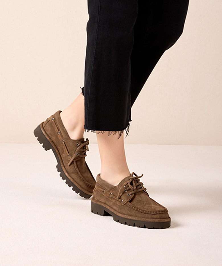 Unisa FEUDO_BS TAUPE Slipper & Mokassin in braun