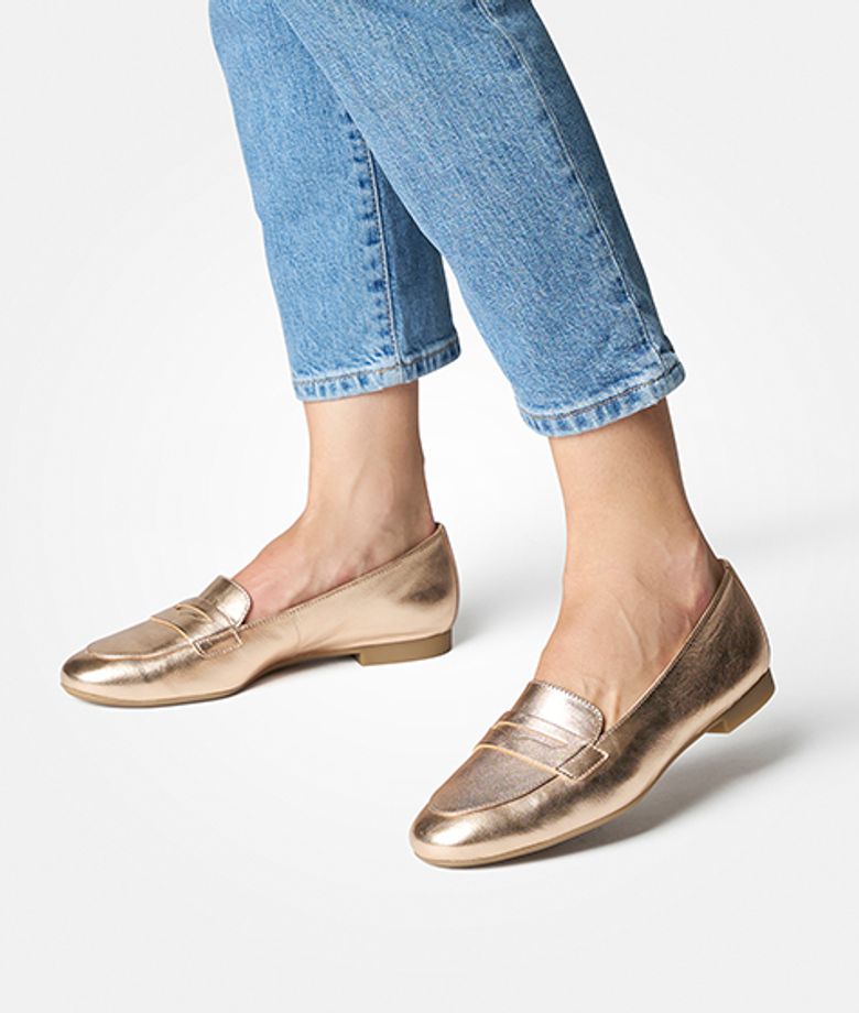 Paul Green 2389-247 Slipper & Mokassin in metallic