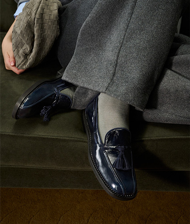 Donna Carolina KALI JOY BRILL NAVY 58.778.090-001 Slipper & Mokassin in blau