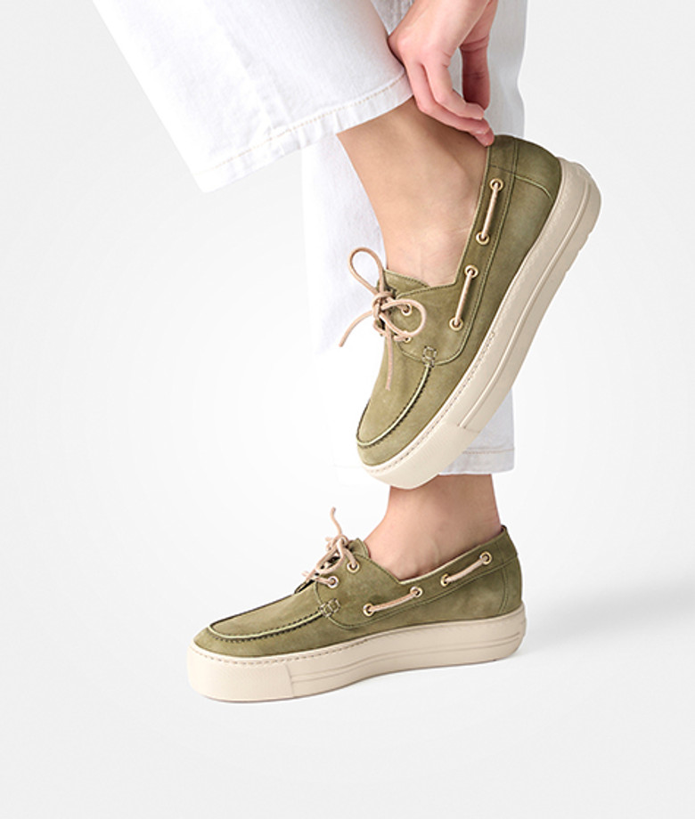 Paul Green 1197-089 Slipper & Mokassin in grün