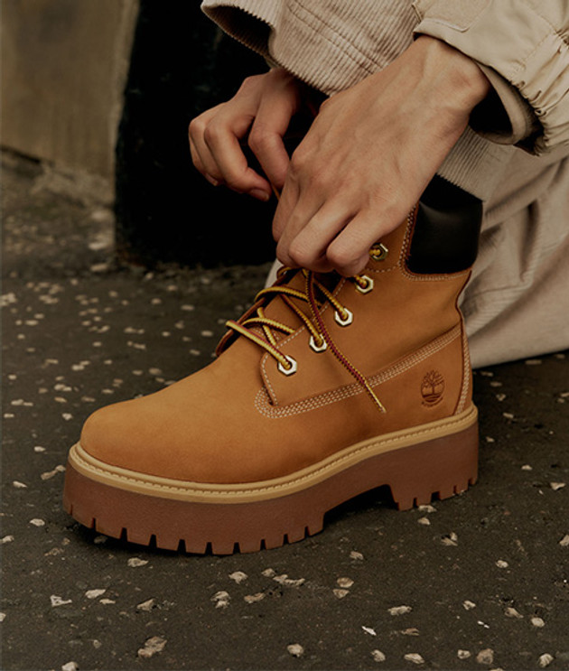 Timberland A5RJD Stone Street 6in WP WHEAT Boots in braun