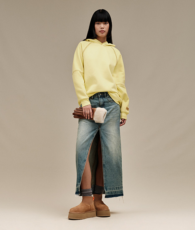 UGG 1168170-CHE CLASSIC MINI DIPPER Warmfutter in beige