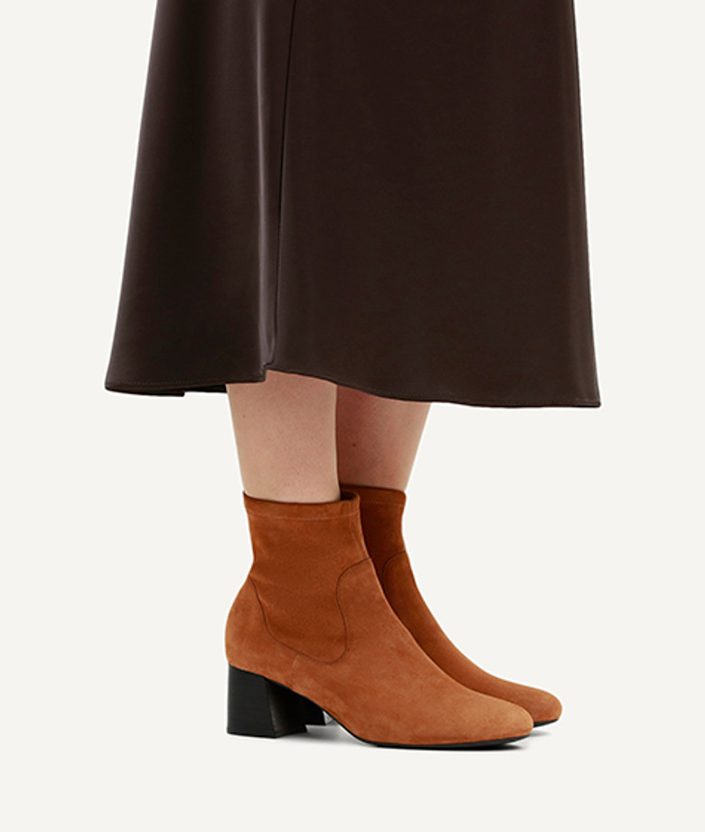 Peter Kaiser 75318 LEDER STRETCH Stiefeletten in braun