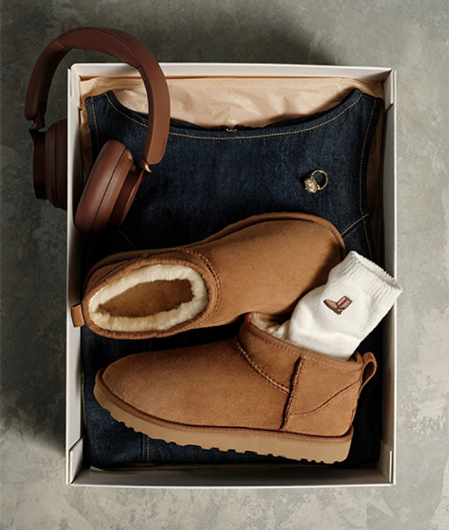 UGG CLASSIC ULTRA MINI Warmfutter in braun