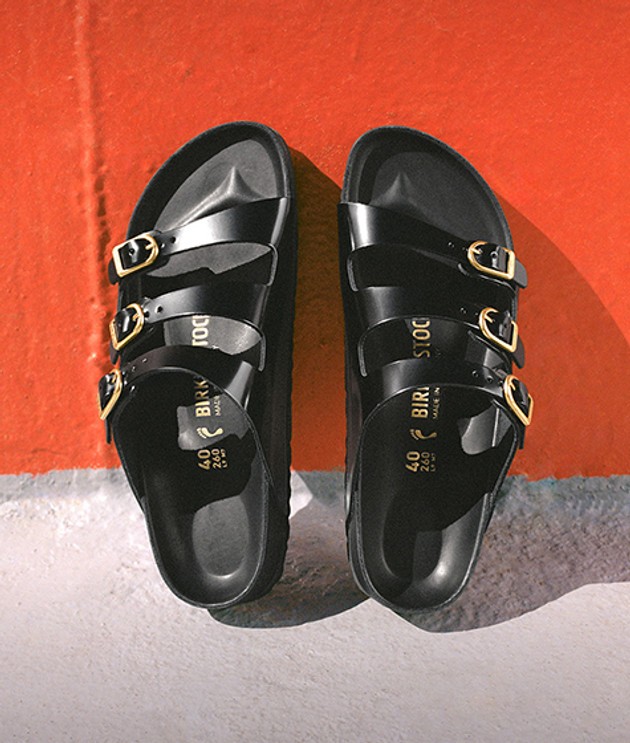 Birkenstock 1029385 FLORIDA FRESH Sandaletten in schwarz