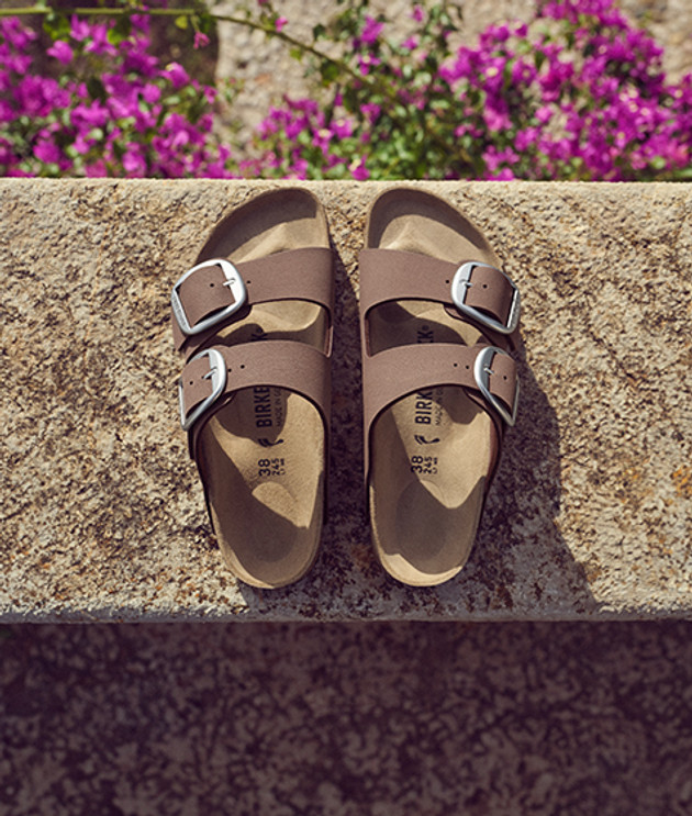 Birkenstock ARIZONA BIG BUCKLEBIRKO-FLOR Sandaletten in braun