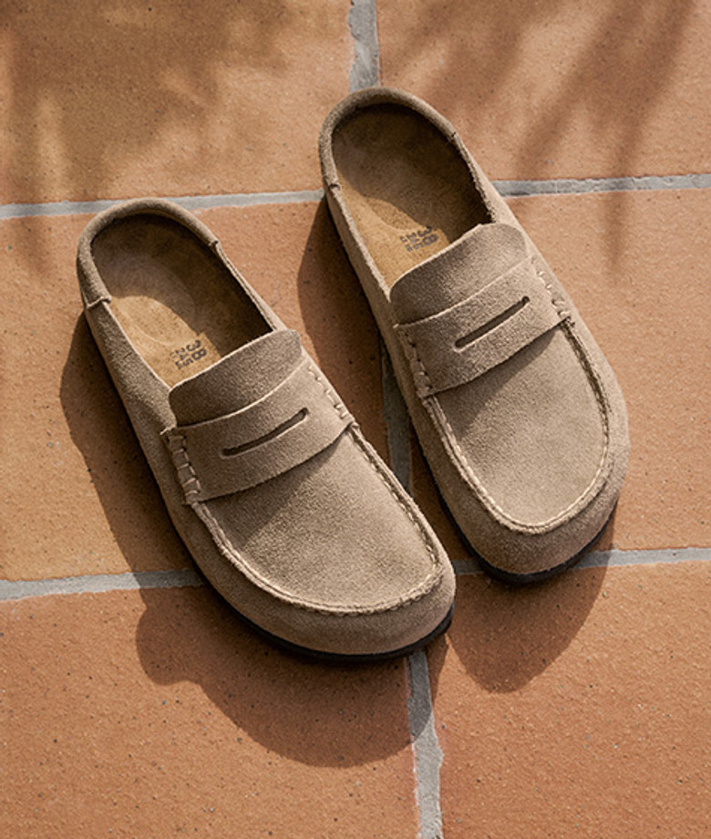 Birkenstock 1029675 NAPLES WRAPPED SUEDE Sandaletten in beige